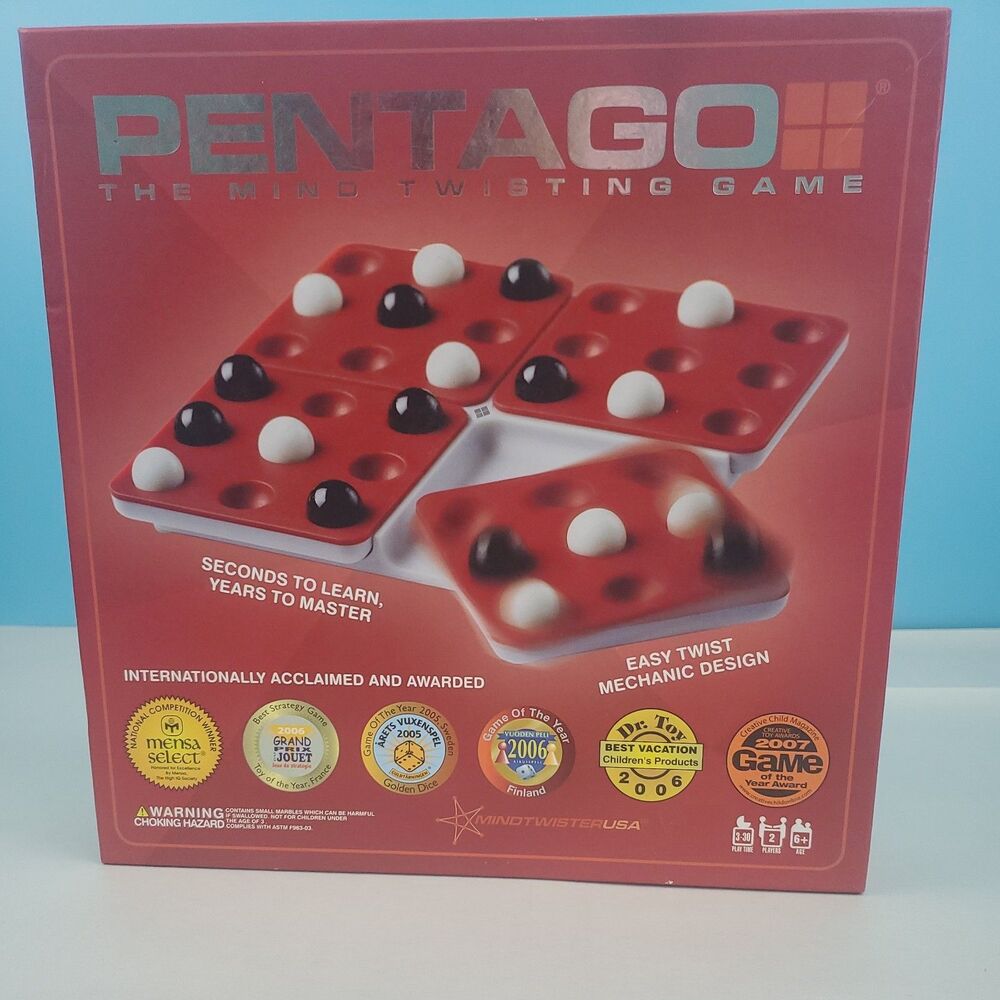Pentago The Mind Twisting Marble Game Of The Year 2007